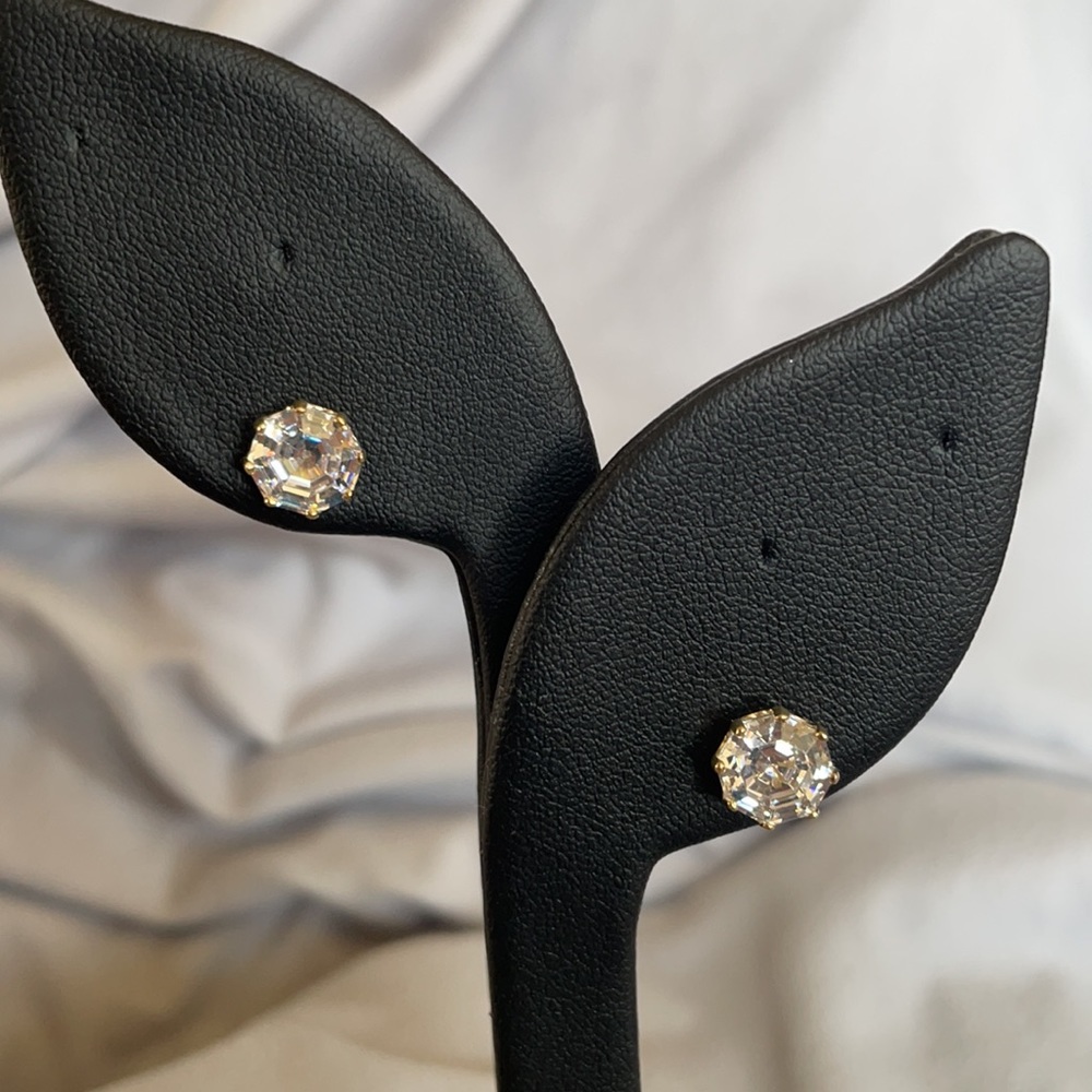 JTV Gold Diamond Earrings